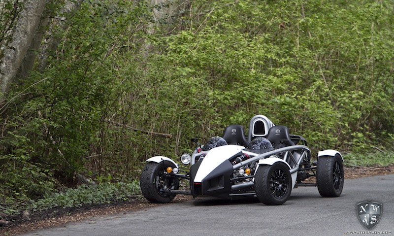 Ariel Atom Matte White Vinyl Wrap Powder Coat Seattle