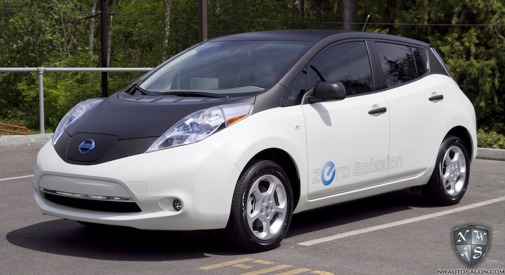 Nissan leaf car wrap #4